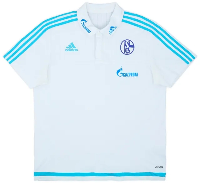 2015-16 Schalke adidas Polo Shirt - 6/10 - (XL)
