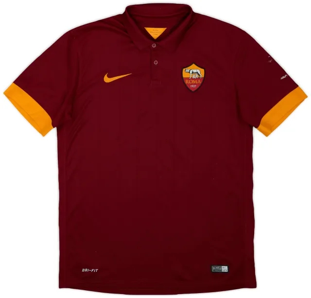 2014-15 Roma Home Shirt - 5/10 - (M)