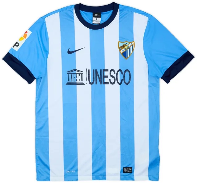 2013-14 Malaga Home Shirt - 9/10 - (M)