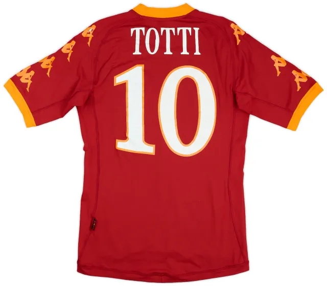 2010-11 Roma Home Shirt Totti #10 - 6/10 - (M)
