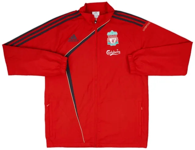 2009-10 Liverpool adidas Track Jacket - 8/10 - (M)