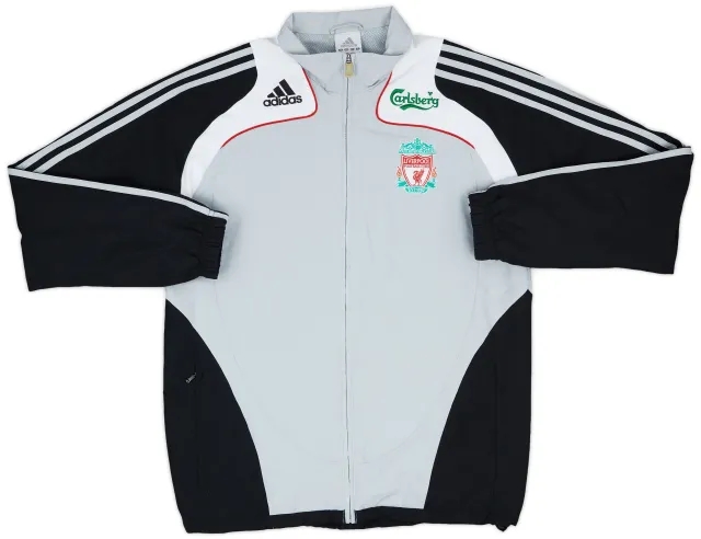 2008-09 Liverpool adidas Track Jacket - 8/10 - (M)