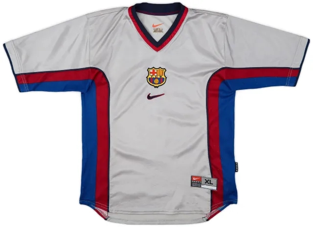1998-01 Barcelona Away Shirt - 8/10 - (XL.Boys)