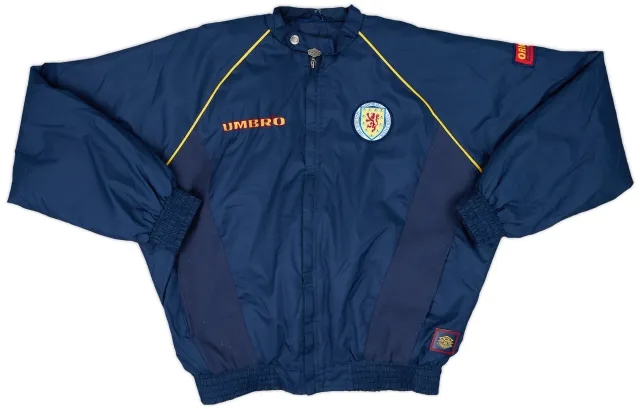 1996-98 Umbro Template Track Jacket (Scotland) - 8/10 - (XXL)