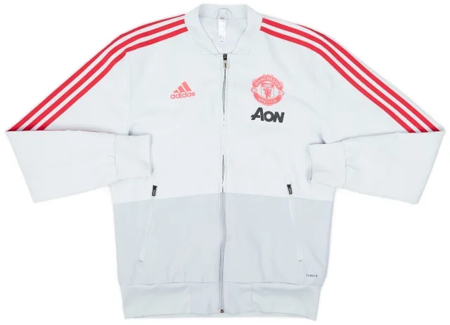 2018-19 Manchester United adidas Track Jacket - 10/10 - (S)