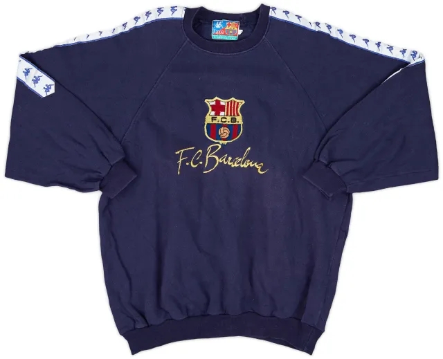 1995-97 Barcelona Kappa Sweat Top - 8/10 - (XL)
