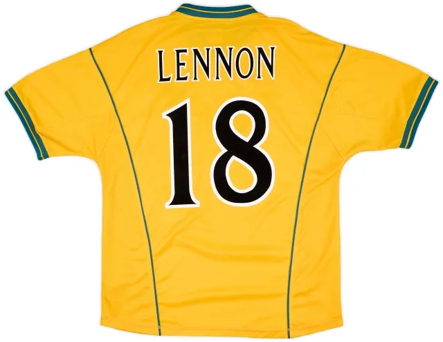 2000-02 Celtic Away Shirt Lennon #18 - 9/10 - (L)