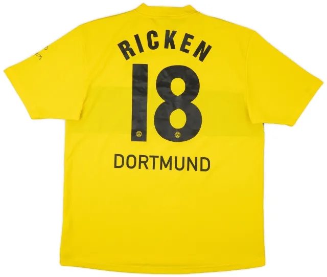 2002-03 Borussia Dortmund Home Shirt Ricken #18 - 8/10 - (XXL)