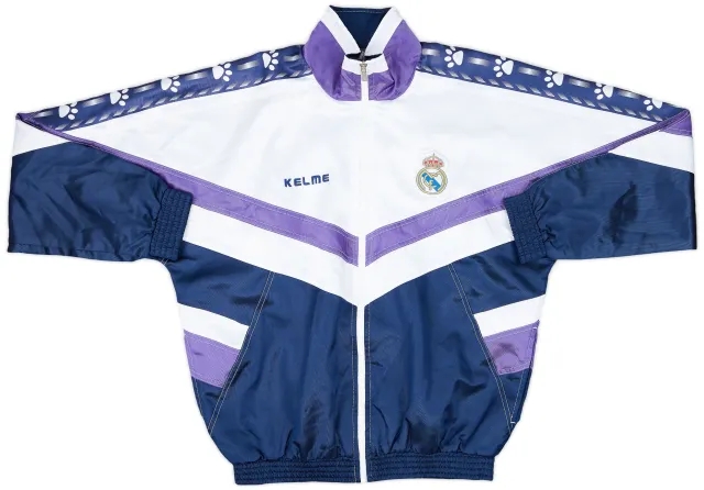 1994-96 Real Madrid Kelme Track Jacket - 8/10 - (XL)