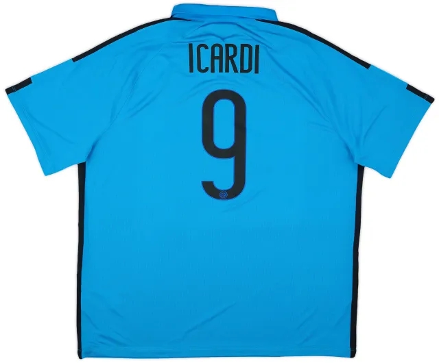 2014-15 Inter Milan Third Shirt Icardi #9 - 9/10 - (XXL)