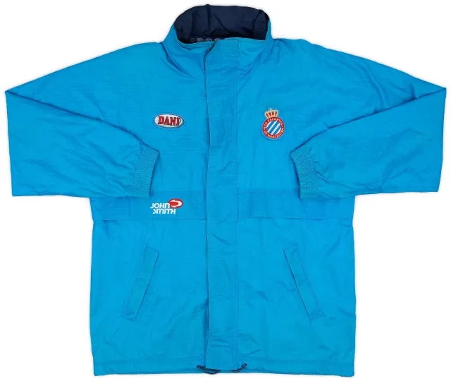 1999-00 Espanyol John Smith Hooded Rain Jacket - 9/10 - (XL)