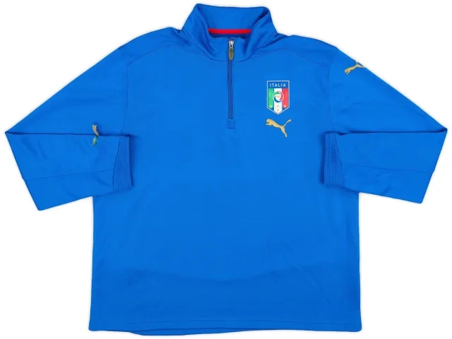 2008-09 Italy Puma 1/4 Zip Drill Top - 5/10 - (L)
