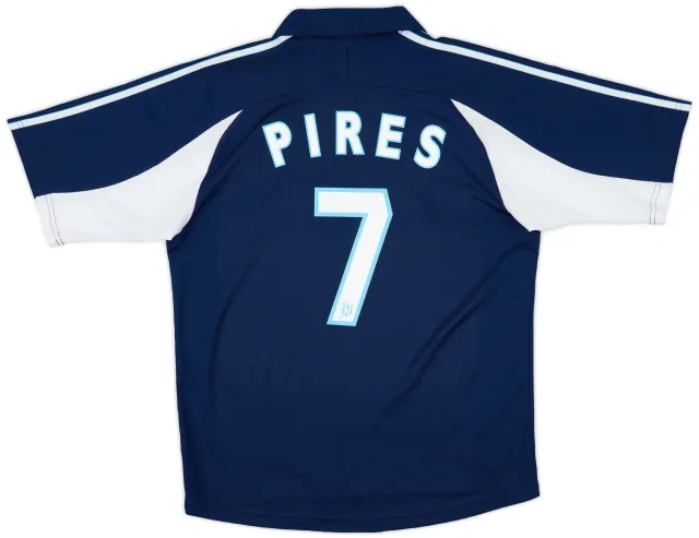 1999-00 Olympique Marseille Away Shirt Pires #7 - 9/10 - (M)