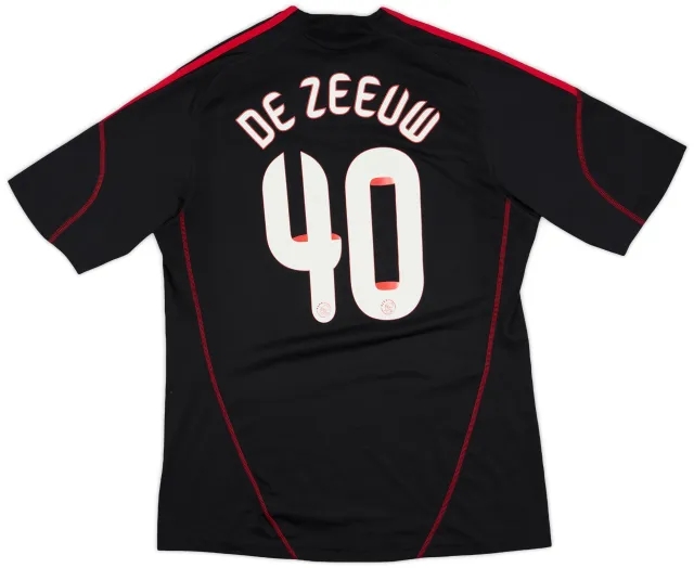 2009-10 Ajax Away Shirt De Zeeuw #40 - 8/10 - (L)