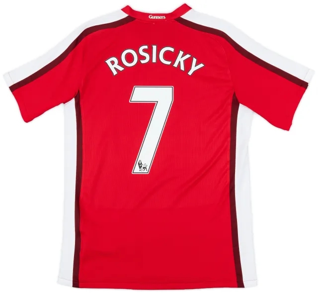 2008-10 Arsenal Home Shirt Rosicky #7 - 8/10 - (S)