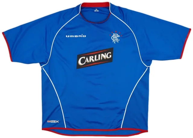 2005-06 Rangers Home Shirt - 5/10 - (XXL)
