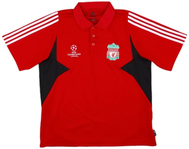 2007-08 Liverpool Champions League Polo Shirt - 9/10 - (L/XL)