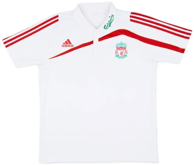 2009-10 Liverpool adidas Polo Shirt - 8/10 - (XL)