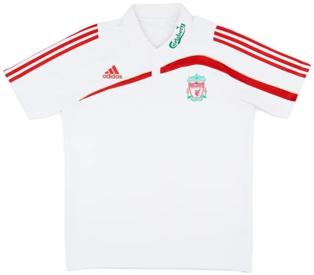 2009-10 Liverpool adidas Polo Shirt - 8/10 - (XL)