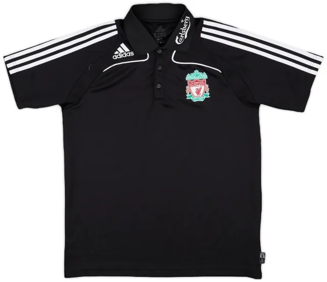2008-09 Liverpool adidas Polo Shirt - 9/10 - (L)