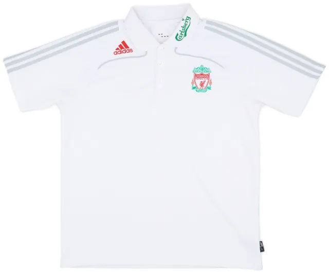 2008-09 Liverpool adidas Polo Shirt - 6/10 - (XL)