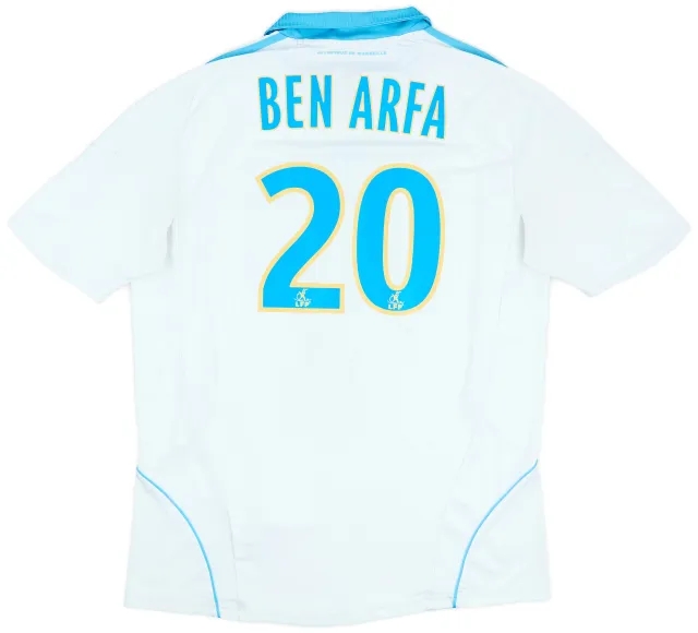 2008-09 Olympique Marseille Home Shirt Ben Arfa #20 - 7/10 - (L)