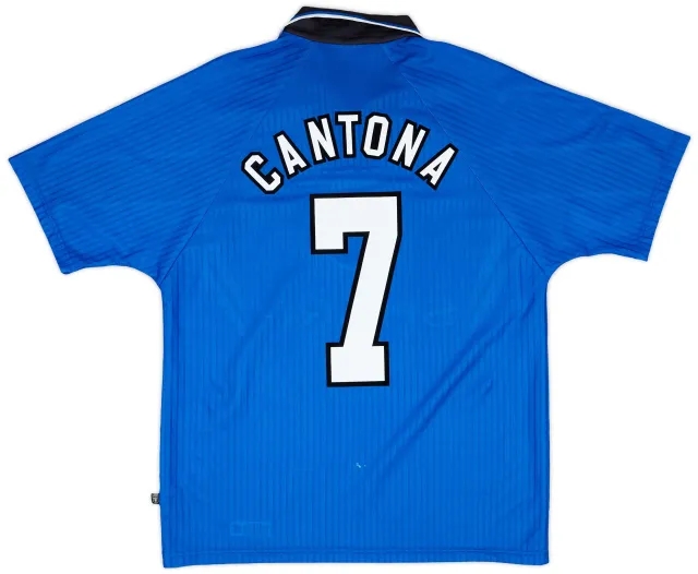 1996-98 Manchester United Third Shirt Cantona #7 - 5/10 - (M)