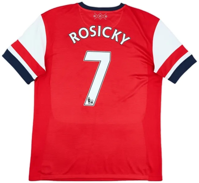 2012-14 Arsenal Home Shirt Rosicky #7 - 9/10 - (M)