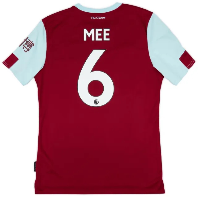 2019-20 Burnley Home Shirt Mee #6 - 8/10 - (M)