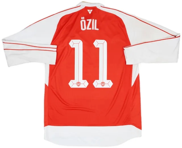 2015-16 Arsenal Home L/S Shirt Ozil #11 - 5/10 - (L)