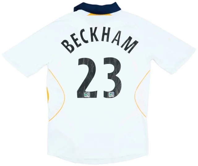 2007-08 LA Galaxy Home Shirt Beckham #23 - 4/10 - (S)