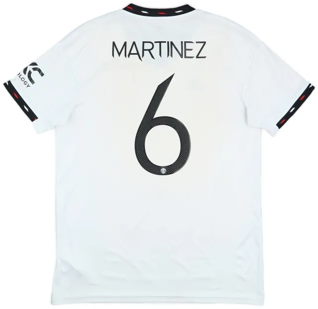 2022-23 Manchester United Away Shirt Martinez #6 - 6/10 - (L)