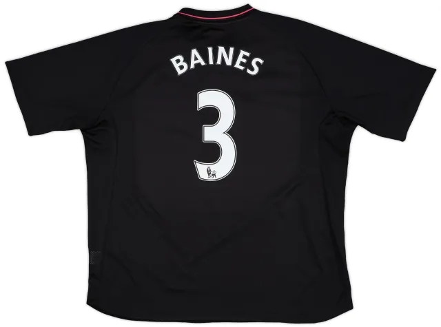 2009-10 Everton Away Shirt Baines #3 - 8/10 - (XXL)