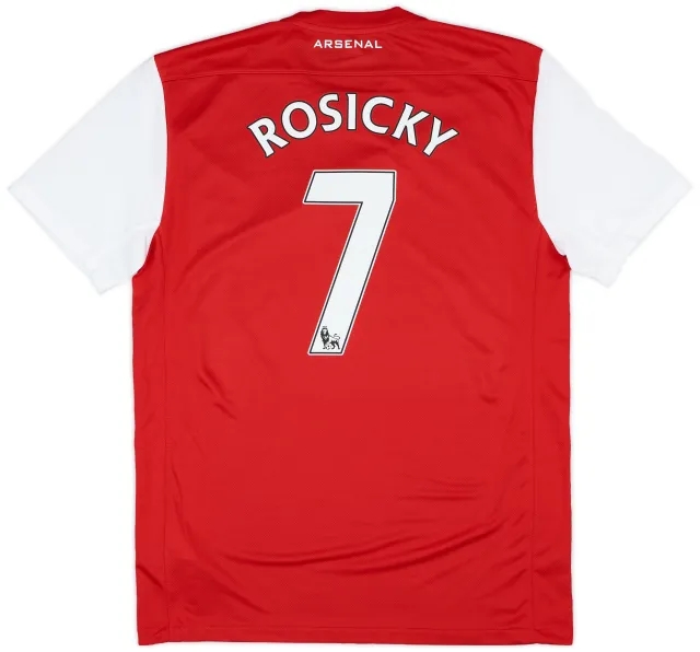 2011-12 Arsenal Home Shirt Rosicky #7 - 8/10 - (L)