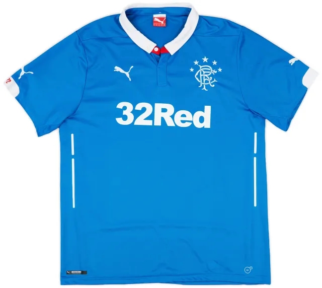 2014-15 Rangers Home Shirt - 8/10 - (XL)