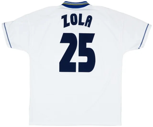 1998-00 Chelsea Away Shirt Zola #25 - 9/10 - (XL)