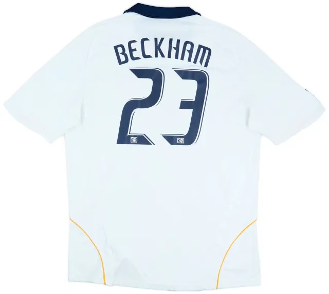 2008-09 LA Galaxy Home Shirt Beckham #23 - 8/10 - (XL)
