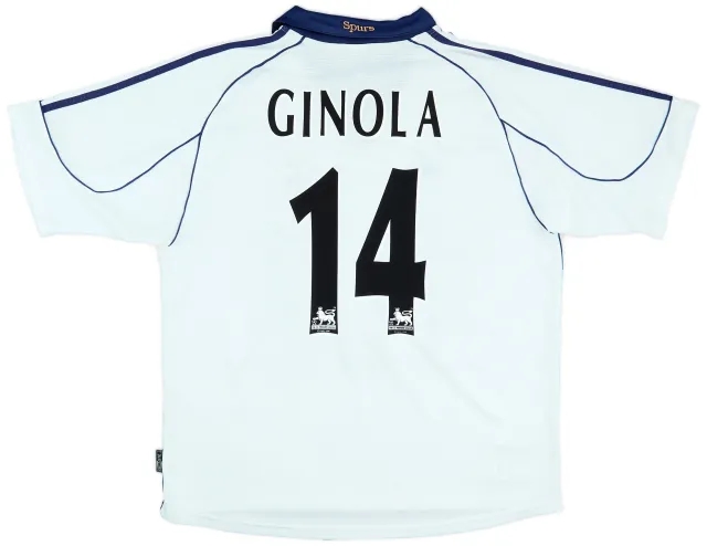 1999-01 Tottenham Home Shirt Ginola #14 - 8/10 - (L)