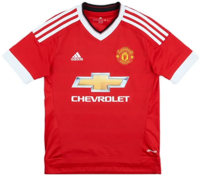 2015-16 Manchester United Home Shirt - 10/10 - (M.Boys)