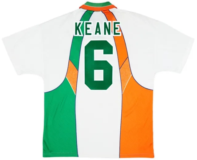 1994-96 Ireland Away Shirt Keane #6 - 7/10 - (L)