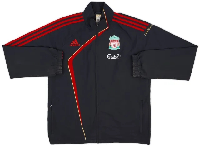 2009-10 Liverpool adidas Track Jacket - 7/10 - (M/L)