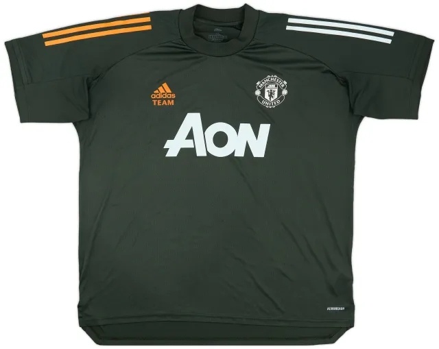 2020-21 Manchester United adidas Training Shirt - 8/10 - (XL)