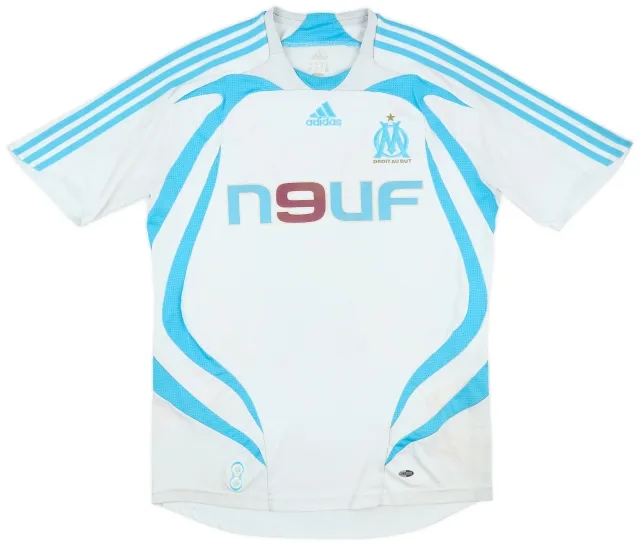 2007-08 Olympique Marseille Home Shirt - 4/10 - (M)