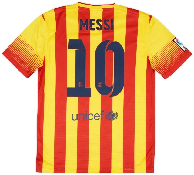 2013-15 Barcelona Away Shirt Messi #10 - 7/10 - (M)