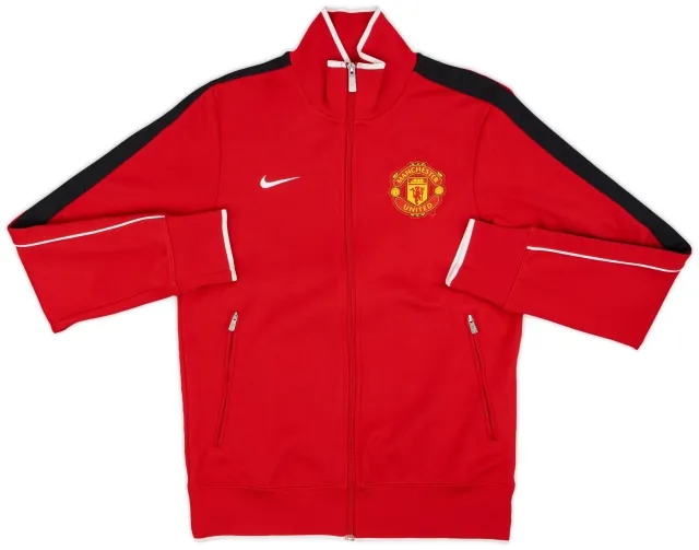 2011-12 Manchester United Nike N98 Track Jacket - 8/10 - (S)