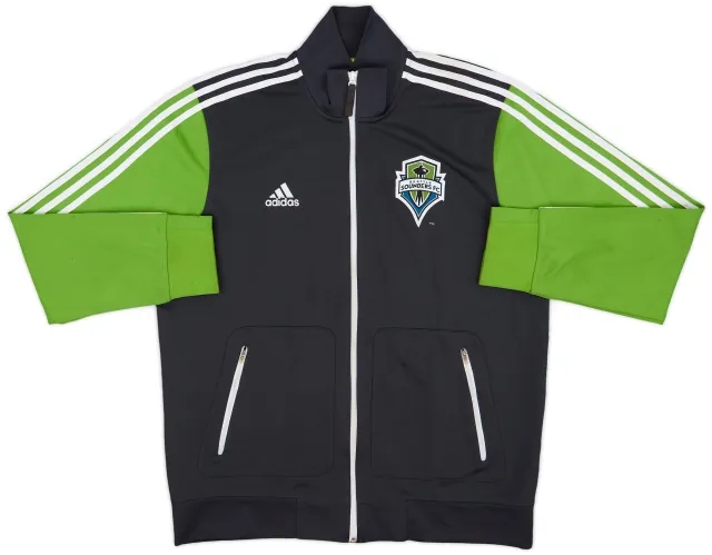 2012-13 Seattle Sounders adidas Track Jacket - 8/10 - (XL)