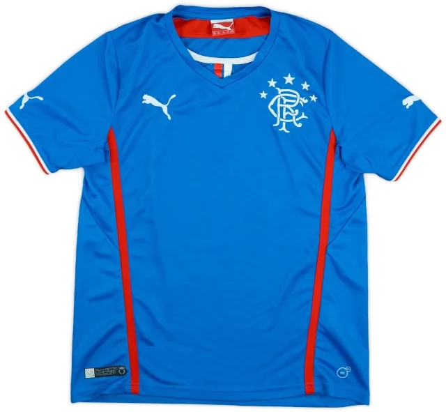 2013-14 Rangers Home Shirt - 9/10 - (XL.Boys)