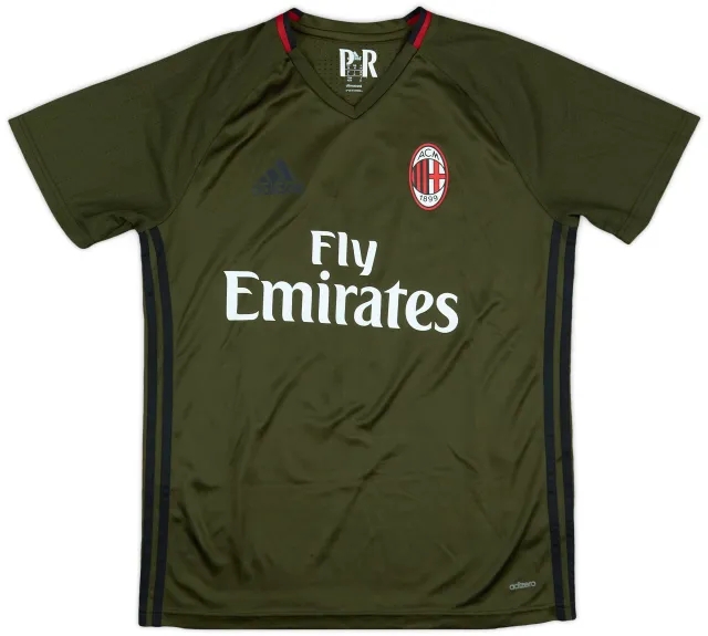 2016-17 AC Milan adizero Training Shirt - 9/10 - (M)