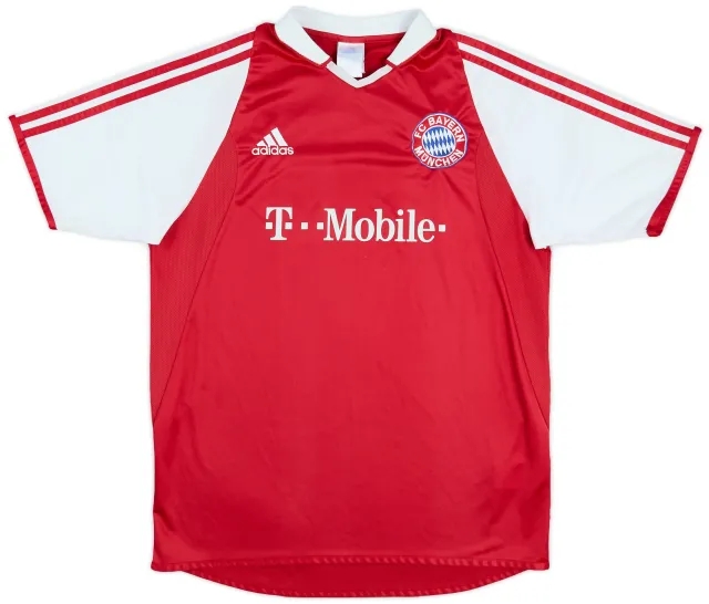 2003-04 Bayern Munich Home Shirt - 9/10 - (XL.Boys)