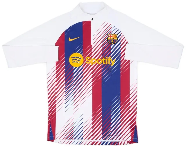 2023-24 Barcelona Nike 1/4 Zip Drill Top - 10/10 - (M)